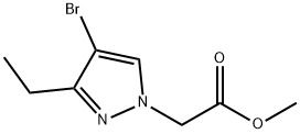 1H-Pyrazole-1-acetic acid, 4-bromo-3-ethyl-, methyl ester