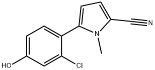 5-(2-chloro-4-hydroxyphenyl)-1-methyl-1H-pyrrole-2-carbonitrile