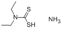 N,N-Diethyldithiocarbamic acid ammonium salt