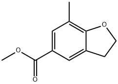 5-Benzofurancarboxylic acid, 2,3-dihydro-7-methyl-, methyl ester