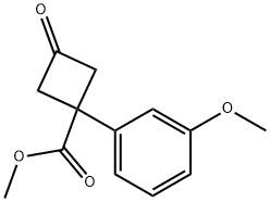 Cyclobutanecarboxylic acid, 1-(3-methoxyphenyl)-3-oxo-, methyl ester