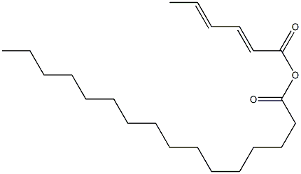 hexa-2,4-dienoic palmitic anhydride