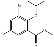 Benzoic acid, 3-bromo-5-fluoro-2-(1-methylethoxy)-, methyl ester