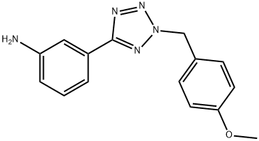 Benzenamine, 3-[2-[(4-methoxyphenyl)methyl]-2H-tetrazol-5-yl]-