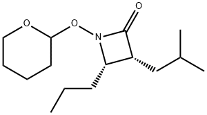 2-Azetidinone, 3-(2-methylpropyl)-4-propyl-1-[(tetrahydro-2H-pyran-2-yl)oxy]-, (3R,4S)-