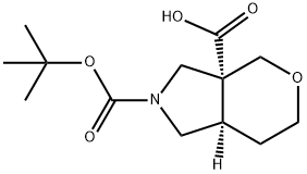 RAC-(3AR,7AR)-2-[(TERT-BUTOXY)CARBONYL]-OCTAHYDROPYRANO[3,4-C]PYRROLE-3A-CARBOXYLIC ACID, TRANS