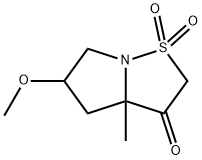 5-methoxy-3a-methyl-hexahydro-1lambda6-pyrrolo[1,2-b][1,2]thiazole-1,1,3-trione, Mixture of diastereomers