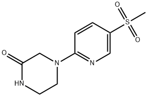 2-Piperazinone, 4-[5-(methylsulfonyl)-2-pyridinyl]-