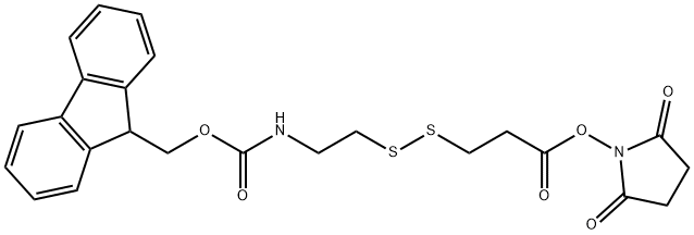 Fmoc-NH-ethyl-SS-propionic NHS ester