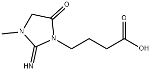 2-Imino-3-methyl-5-oxo-1-imidazolidinebutanoic Acid