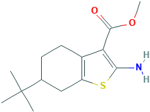 Methyl 2-amino-6-tert-butyl-4,5,6,7-tetrahydro-1-benzothiophene-3-carboxylate