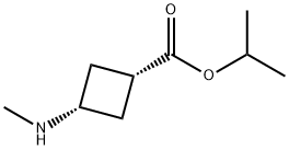 Cyclobutanecarboxylic acid, 3-(methylamino)-, 1-methylethyl ester, cis-