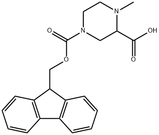 4-{[(9H-fluoren-9-yl)methoxy]carbonyl}-1-methylpiperazine-2-carboxylic acid