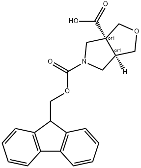 rac-(3aR,6aR)-5-{[(9H-fluoren-9-yl)methoxy]carbonyl}-hexahydro-1H-furo[3,4-c]pyrrole-3a-carboxylic acid