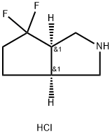 rac-(3aR,6aS)-4,4-difluoro-octahydrocyclopenta[c]pyrrole hydrochloride, cis