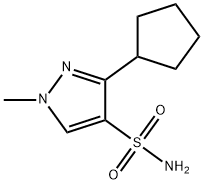 3-cyclopentyl-1-methyl-1h-pyrazole-4-sulfonamide