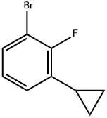 3-Bromo-2-fluoro-1-cyclopropylbenzene