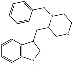 3-[(4-benzylmorpholin-3-yl)methyl]-2,3-dihydro-1h-indole