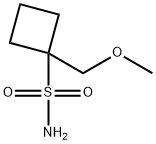 1-(methoxymethyl)cyclobutane-1-sulfonamide