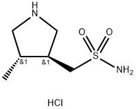 rac-[(3R,4R)-4-methylpyrrolidin-3-yl]methanesulfonamide hydrochloride, trans