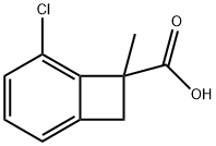 5-chloro-7-methylbicyclo[4.2.0]octa-1(6),2,4-triene -7-carboxylic acid