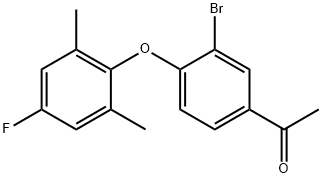1-[3-溴-4-(4-氟-2,6-二甲基-苯氧基)苯基]乙酮