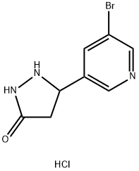 5-(5-Bromopyridin-3-yl)pyrazolidin-3-one hydrochloride