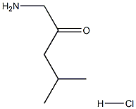 1-amino-4-methylpentan-2-one hydrochloride