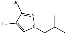 1H-Pyrazole, 3-bromo-4-chloro-1-(2-methylpropyl)-