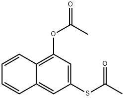 Ethanethioic acid, S-[4-(acetyloxy)-2-naphthalenyl] ester