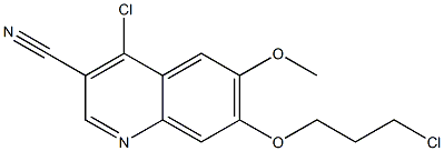 4-chloro-7-(3-chloropropoxy)-6-methoxyquinoline-3-carbonitrile