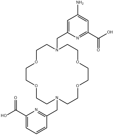 2-Pyridinecarboxylic acid, 4-amino-6-[[16-[(6-carboxy-2-pyridinyl)methyl]-1,4,10,13-tetraoxa-7,16-diazacyclooctadec-7-yl]methyl]-