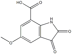 5-甲氧基-2,3-二氧代7-羧基吲哚啉