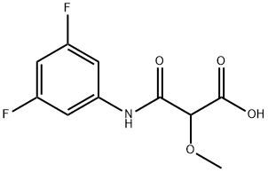 2-[(3,5-difluorophenyl)carbamoyl]-2-methoxyaceti c acid