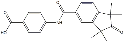 4-[[(2,3-Dihydro-1,1,3,3-tetramethyl-2-oxo-1H-inden-5-yl)carbonyl]amino]-benzoic acid