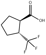 RAC-(1R,2R)-2-(TRIFLUOROMETHYL)CYCLOPENTANE-1-CARBOXYLIC ACID, TRANS