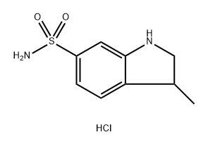 3-methyl-2,3-dihydro-1H-indole-6-sulfonamide hydrochloride