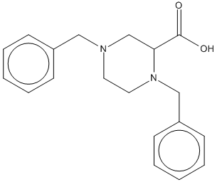 1,4-DIBENZYLPIPERAZINE-2-CARBOXYLIC ACID