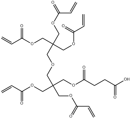 Butanedioic acid, 1-[3-[3-[(1-oxo-2-propen-1-yl)oxy]-2,2-bis[[(1-oxo-2-propen-1-yl)oxy]methyl]propoxy]-2,2-bis[[(1-oxo-2-propen-1-yl)oxy]methyl]propyl] ester