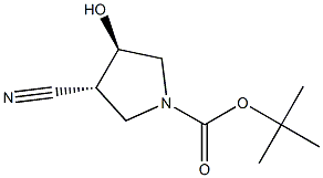 trans-1-Boc-3-cyano-4-hydroxypyrrolidine