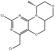 (6aS,10R)-2-Chloro-4-(chloromethyl)-10-methyl-6a,7,9,10-tetrahydro-6H-[1,4]oxazino[4,3-d]pyrimido[5,4-b][1,4]oxazine