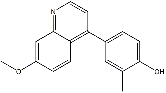 4-(7-甲氧基喹啉-4-基)-2-甲基苯酚