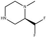 Piperazine, 2-(difluoromethyl)-1-methyl-, (2R)-