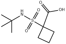 1-(tert-butylsulfamoyl)cyclobutane-1-carboxylic acid