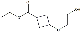 ethyl 3-(2-hydroxyethoxy)cyclobutane-1-carboxylate