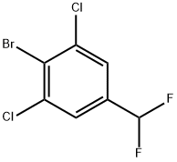 2-bromo-1,3-dichloro-5-(difluoromethyl)benzene