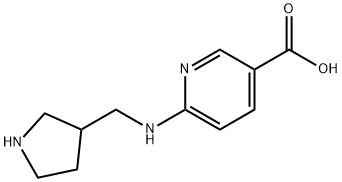 3-Pyridinecarboxylic acid, 6-[(3-pyrrolidinylmethyl)amino]-