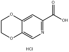 2,3-dihydro[1,4]dioxino[2,3-c]pyridine-7-carboxylic acid hydrochloride