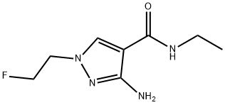 1H-Pyrazole-4-carboxamide, 3-amino-N-ethyl-1-(2-fluoroethyl)-