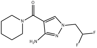 Methanone, [3-amino-1-(2,2-difluoroethyl)-1H-pyrazol-4-yl]-1-piperidinyl-